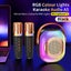 Mini Karaoke Machine with 2 Microphones Karaoke Gifts for Boys Girls Black Carousel 6