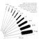NEW 10Pcs White Nylon Straw Cleaners Cleaning Brush Drinking Pipe Cleaners Carousel 2
