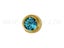 Studex GoldPlated Birthstone Earings 1 Pair - December (Blue Zircon)*MADE IN USA Carousel 1