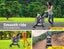 Large Pet Stroller Dog Cat Travel Carrier Pram Foldable Pushchair Outdoor Carousel 7
