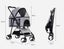 Large Pet Stroller Dog Cat Travel Carrier Pram Foldable Pushchair Outdoor Carousel 12