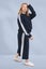 Elm Sloane Fleece Crew with Grey Marle Trim Navy Carousel 5