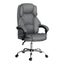 Executive Office Chair Fabric Recliner Grey Office Chairs Artiss Carousel 1