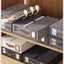 Elosung 2 Pcs Black Non Woven Fabric Storage Box With Lid Transparent Moisture P Carousel 5