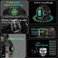 Elosung Black Rugged Smart Fitness Watch Waterproof Multi Sport Modes And Health Carousel 3