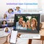 Digital Picture Frame WiFi 10.1 inch Touch Screen Electronic Photo Frame Carousel 6