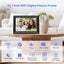 Digital Picture Frame WiFi 10.1 inch Touch Screen Electronic Photo Frame Carousel 8