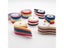 4cm 40mm 1M Rainbow Color Striped Elastic Band Clothing Accessories Carousel 4