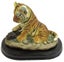 Cute Tiger cub playing with a tortoise Carousel 1