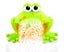 Cartoon Frog Electric Bubble Blower Machine Music Play Interactive Kids Bath Toy Carousel 3