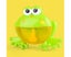 Cartoon Frog Electric Bubble Blower Machine Music Play Interactive Kids Bath Toy Carousel 5