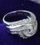 Platinum Diamond Cluster ring Authenticated Natural Diamond. Platinum PT900 Carousel 3