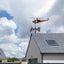 House Decor weathervane Roof Weather Vane Garden Mount Yard Decoration Stainle Carousel 3