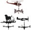 House Decor weathervane Roof Weather Vane Garden Mount Yard Decoration Stainle Carousel 6