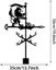 Metal wind vane, Outdoor Stainless Steel Weather Vane Yard weathervane Directi Carousel 7