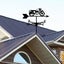 Durable Metal wind vane Motorcycle Silhouette weathervane Black Spray Paint Wi Carousel 5