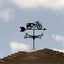 Durable Metal wind vane Motorcycle Silhouette weathervane Black Spray Paint Wi Carousel 6