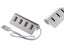 Two Pack Four-Port Aluminium USB Hub with a Shielded Cable-Silver Carousel 5