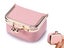Mini Leather Jewelry Box Coin Purse Jewelry Case With Kiss Lock Pink Carousel 1