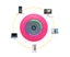 Q9 Waterproof Wireless Speaker LED Hands-free Call TF Card Bluetooth Speaker Carousel 8