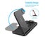 Vibe Geeks 4-in-1 Wireless Fast Charging Station for QI Devices- USB P Carousel 4