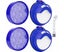 4PACK Filter Replacement for Dyson DC25 Vacuum Ball Cleaner, 2 Pre-Mot Carousel 1