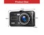 4" Full HD Dash Cam Front and Rear Camera Car DVR Touch Lens Video Rec Carousel 6