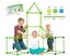 85 Pack Fun Forts Glow Creative Fort Building Kit for Kids - Glow i Carousel 1
