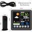 Digital Wireless Multi-Functional Weather Clock Colour Screen Creative Carousel 6