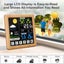 Digital Wireless Multi-Functional Weather Clock Colour Screen Creative Carousel 7