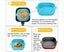 2Pcs 7.8inch Reusable Air Fryer Silicone Pot Silicone Air Fryer Liners Carousel 4