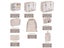 8Pcs Waterproof Travel Luggage Bags Clothes Packing Cube Organizer (Beige) Carousel 6