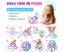 Magnetic Tiles Toys Upgrade Macaron Castle Magnetic Blocks Building Se Carousel 4