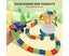 Race Tracks Set kids Toys Car,Take Apart Play Vehicles Set 97 PCS for Carousel 6