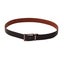 !!! Genuine Leather Belt - Cow Print - Black / Tan Reversible - 1707BLTN Carousel 4