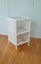 MidCentury Vintage + White Rattan Cane Glass + Three Shelf Unit Carousel 5