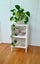 MidCentury Vintage + White Rattan Cane Glass + Three Shelf Unit Carousel 4