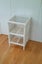 MidCentury Vintage + White Rattan Cane Glass + Three Shelf Unit Carousel 3