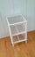 MidCentury Vintage + White Rattan Cane Glass + Three Shelf Unit Carousel 6
