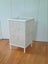 MidCentury Vintage + White Rattan Cane Glass + Three Shelf Unit Carousel 7
