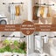 Industrial Pipe Wall Mounted Garment Rack Carousel 8