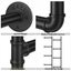 5 Tiers Industrial Pipe Wall Shelf Carousel 3