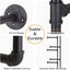 5 Tiers Industrial Pipe Wall Shelf Carousel 9