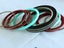 Vintage lot Lucite Stacker Bracelets Bangles set with Diamantes, plastic, mix Carousel 3