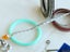 Vintage lot Lucite Stacker Bracelets Bangles set with Diamantes, plastic, mix Carousel 13