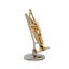 9cm Mini Trumpet Model Musical Instrument Miniature Desk Decor Display Carousel 4