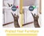 Cat Scratch Deterrent Tape, 8 PCS Furniture Protector, Clear Double Side Anti Carousel 3