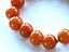 Genuine Bakelite Large beaded Chunky Choker Vintage Necklace Orange Juice Amber Carousel 2