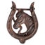 Door Knocker - Cast Iron Horseshoe 12 x 3 x 16cm (Set of 2) Carousel 1