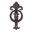 Door Knocker - Cast Iron French Lily (8 x 3 x 16cm) Carousel 1